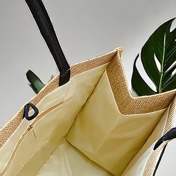 BEAUTIFUL STRAW SET OF BEACH SUNFLOWER BAG - Picture 2 of 4